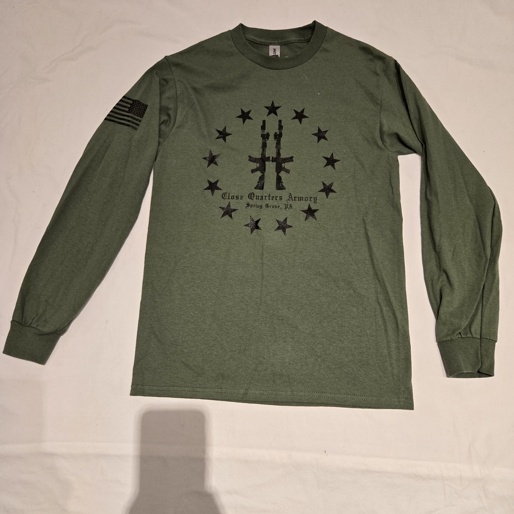 T-shirt Long Sleeve Spring Grove Armory Logo Official Green Men’s S